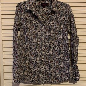 J Crew Floral Patterned Woman’s Shirt Size 6